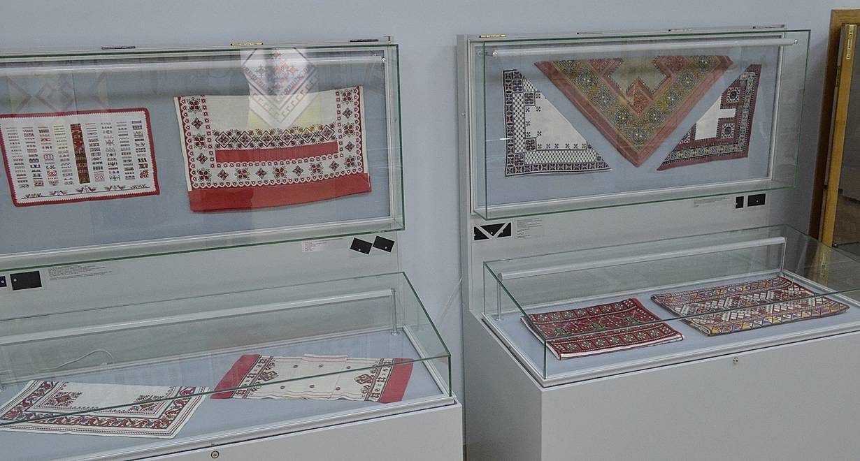 Экспозиция Музея чувашской вышивки