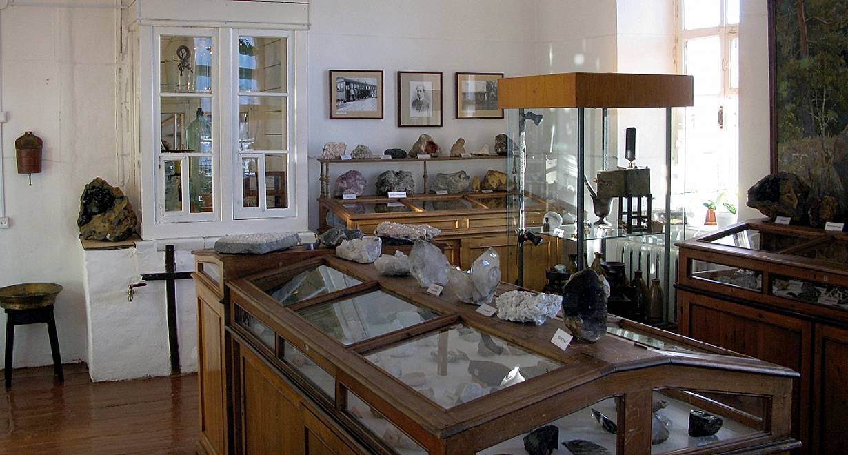 Экспозиция Федоровского геологического музея