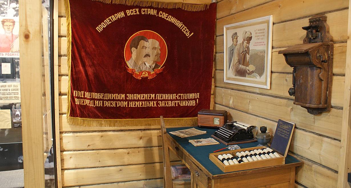 Экспозиция Музея воинской славы Чувашской Республики