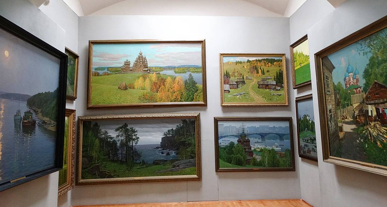 Картинная галерея пейзажей художника П.М. Гречишкина